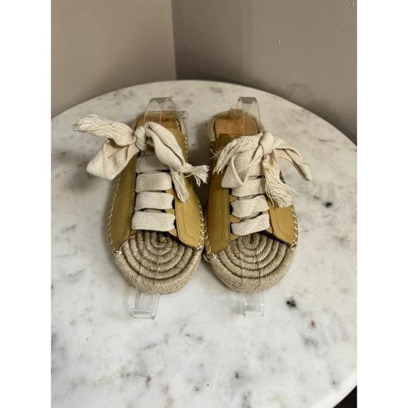 MIIM Laced Espadrilles in Mustard SANDALS Beachwear Relax - Picture 1 of 4